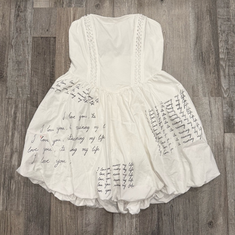 Lena White Mini Dress TTPD